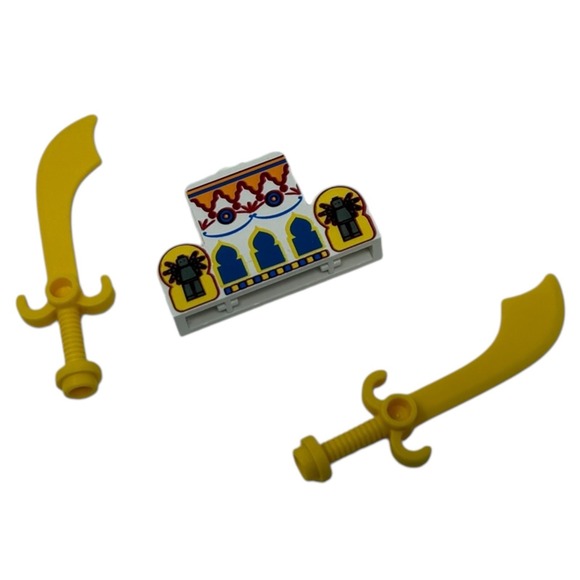 Lego Other - Lego Vintage Adventurers Orient #7411 Tygurah's Roar‎ REPLACEMENT PARTS Swords